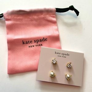 NEW Kate Spade Rise and Shine 2 pack earrings